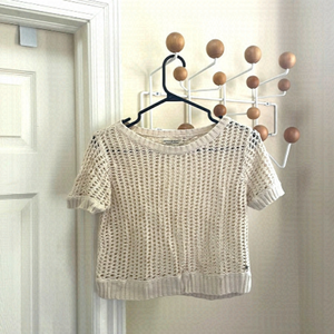RALPH Lauren - Denim & Supply - Crochet Crop Top - Cream Neutral - Small